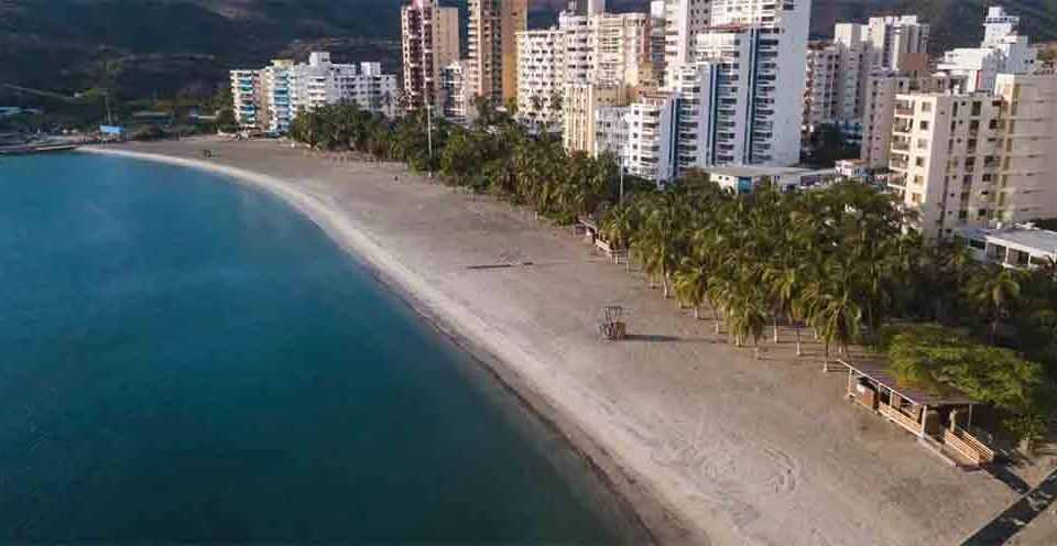 Cierre de playas en Santa Marta