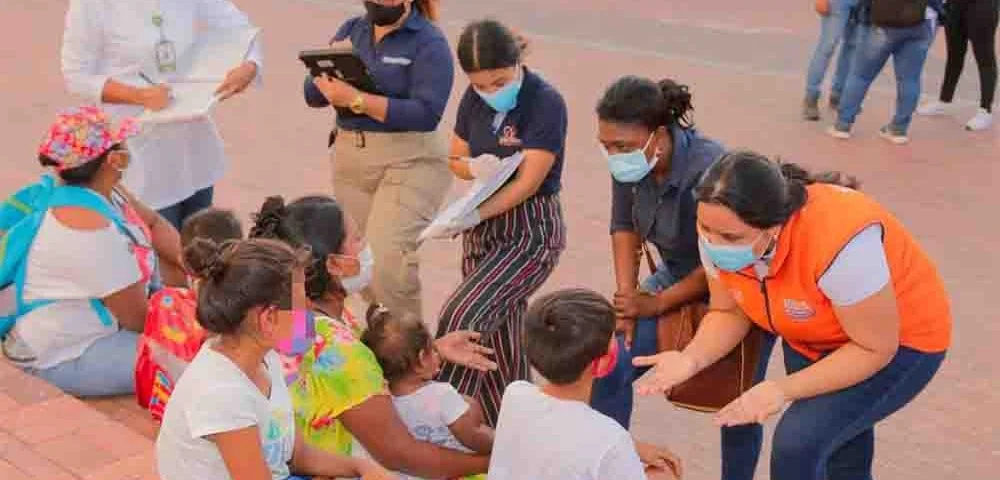 Santa marta inició severos controles para erradicar la mendicidad y explotación infantil