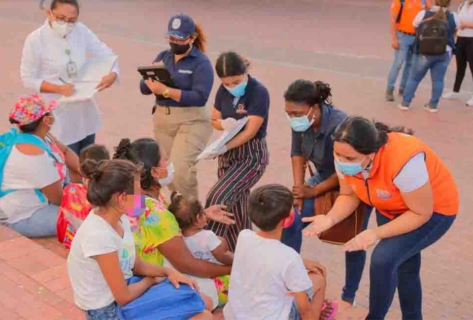 Santa marta inició severos controles para erradicar la mendicidad y explotación infantil