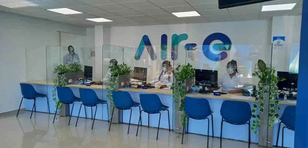 oficinas comerciales de Air-e en Santa Marta