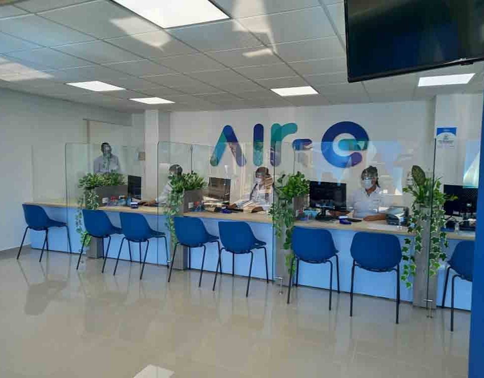 oficinas comerciales de Air-e en Santa Marta
