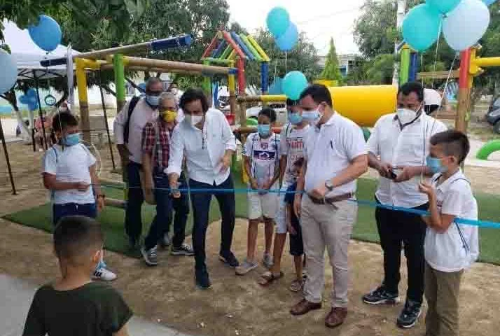 Air-e entrega parque en Villa Dania