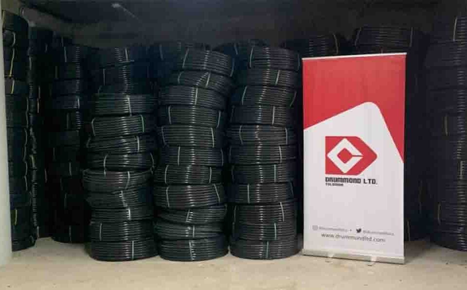 Drummond entrega rollos de manguera Jagua de Ibirico