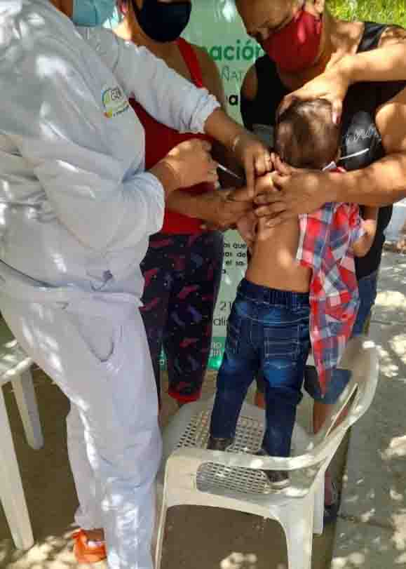 Vacunación a samarios