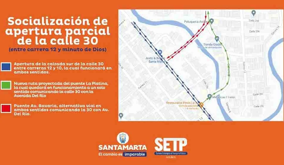 Calle 30 Santa Marta