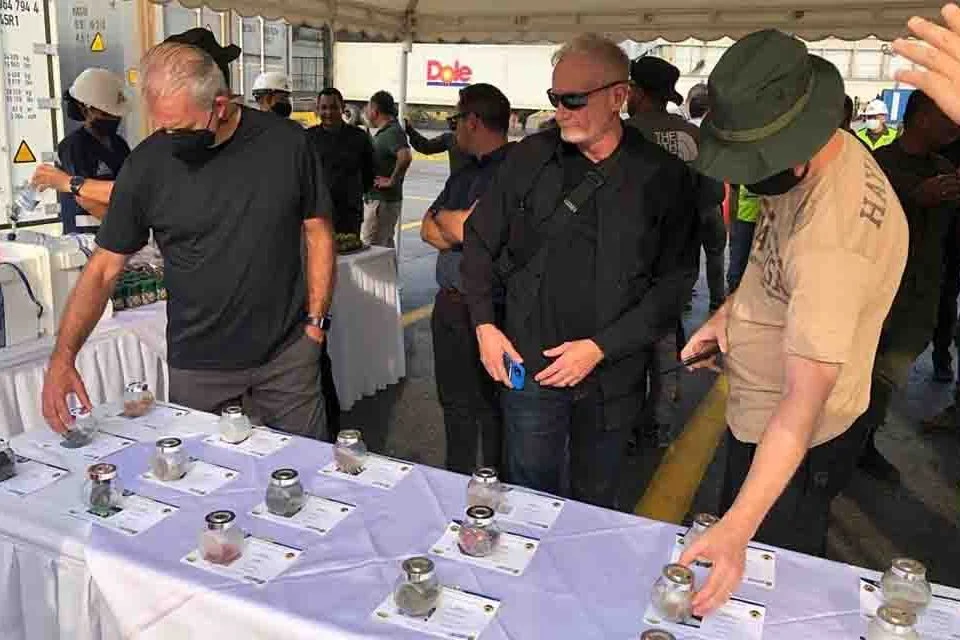 policía de aduanas y fronteras Visitaron el Puerto de Santa Marta