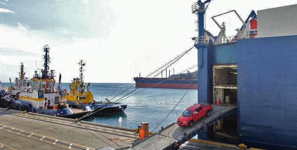 carga rodada, Puerto de Santa Marta