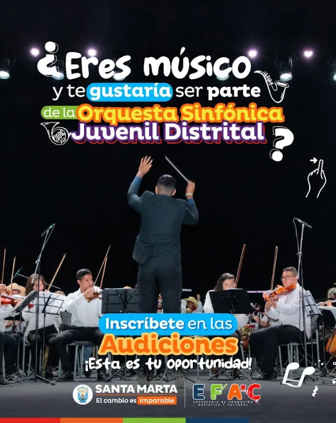 convocatoria de audiciones para la Sinfónica Juvenil Distrital 