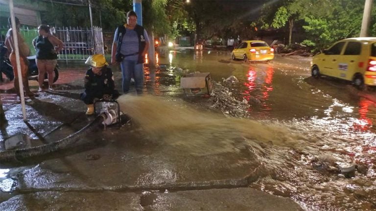 emergencia por lluvias en Santa Marta 