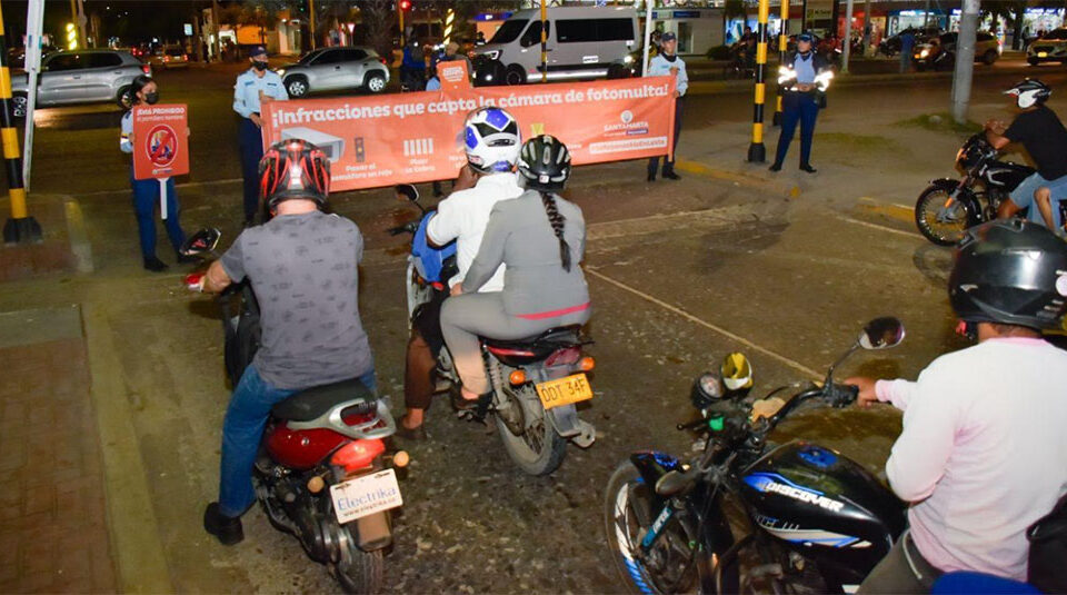 Alcaldía de Santa Marta continúa sensibilizando a conductores