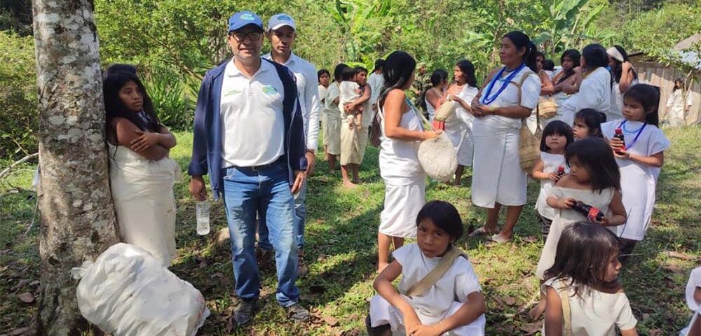 Corpamag sembró 200 árboles en comunidad Kogui del corregimiento de Palmor