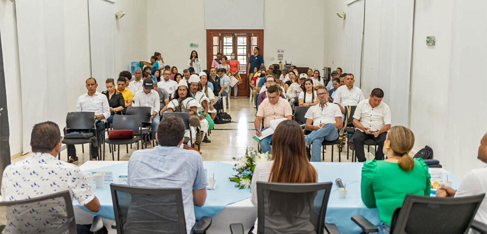 Segunda mesa de trabajo de Alcaldía Distrital de Santa Marta con líderes