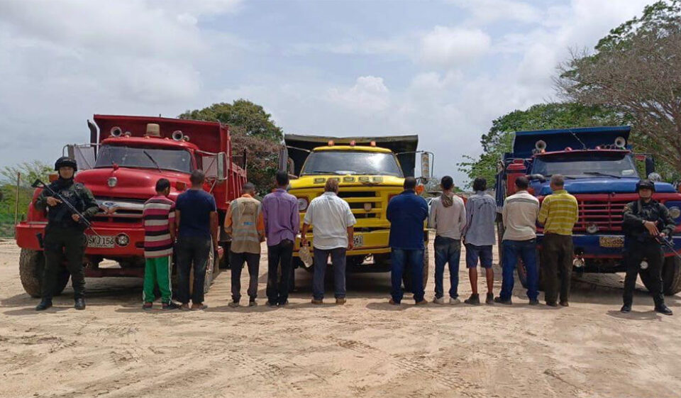 Corpamag realiza operativo contra extracción ilegal de arena