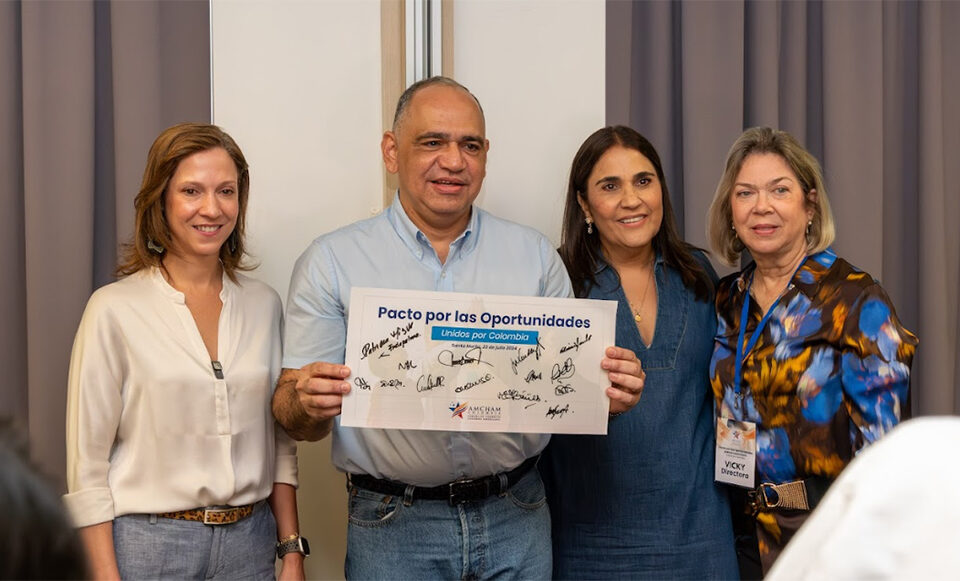 AmCham Colombia, Alcaldía y Cámara de Comercio de Santa Marta firman Pacto
