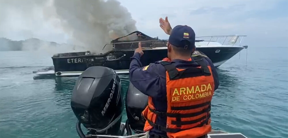 Marinos de Colombia atendieron emergencia en las Islas del Rosario