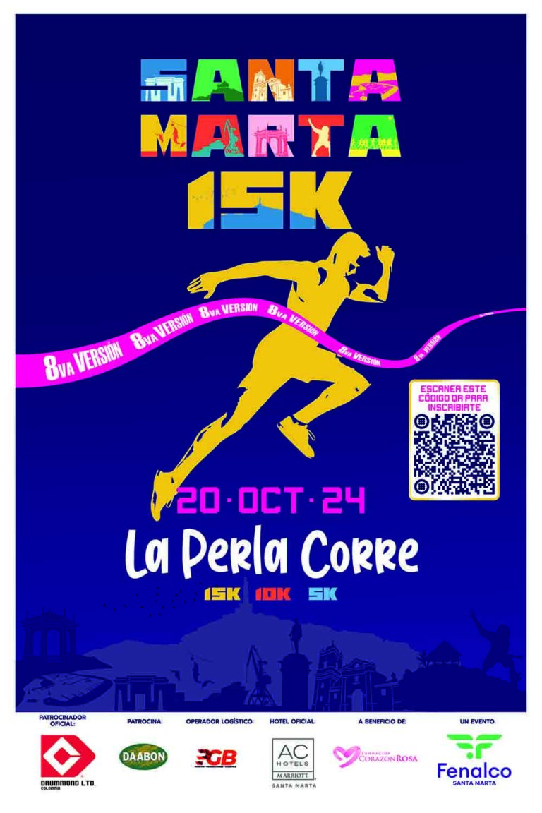 Drummond _ carrera Santa Marta 15K, ‘La Perla Corre’