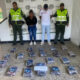 Dos pasajeros de bus fueron capturados con 23 kilos de marihuana