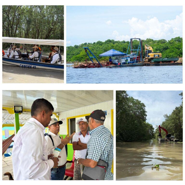Corpamag realiza recorrido técnico en la Ciénaga Grande de Santa Marta