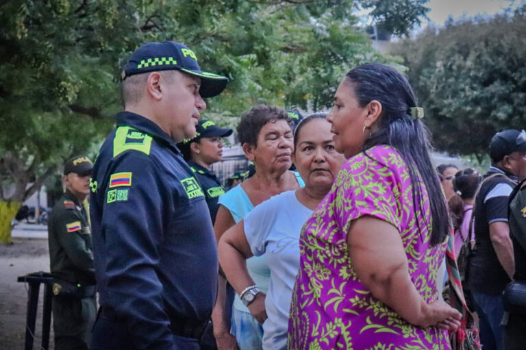 La Policía Metropolitana de Santa Marta fortalece vínculos con la comunidad de Villa del Carmen