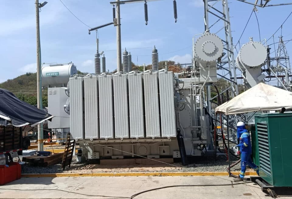 Avanza ampliación de la capacidad de la subestación Libertador en Santa Marta