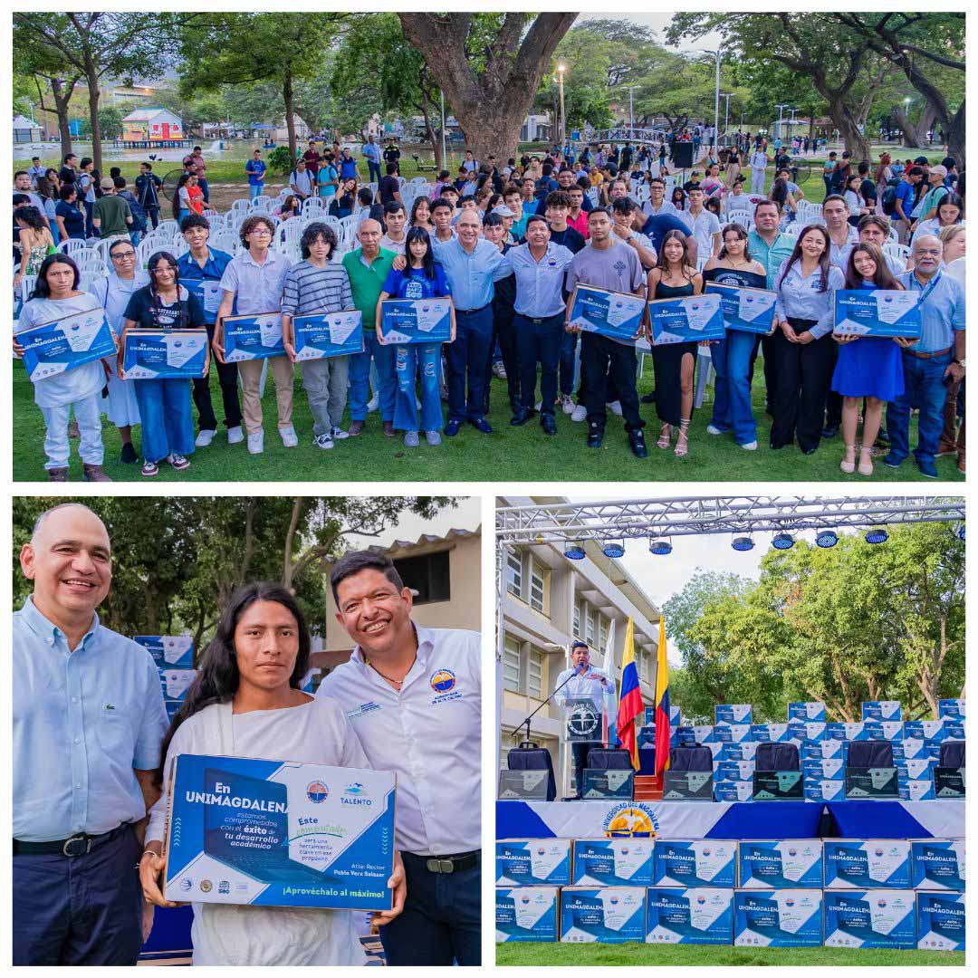 UNIMAGDALENA entrega 181 computadores a beneficiarios de Talento Santa Marta
