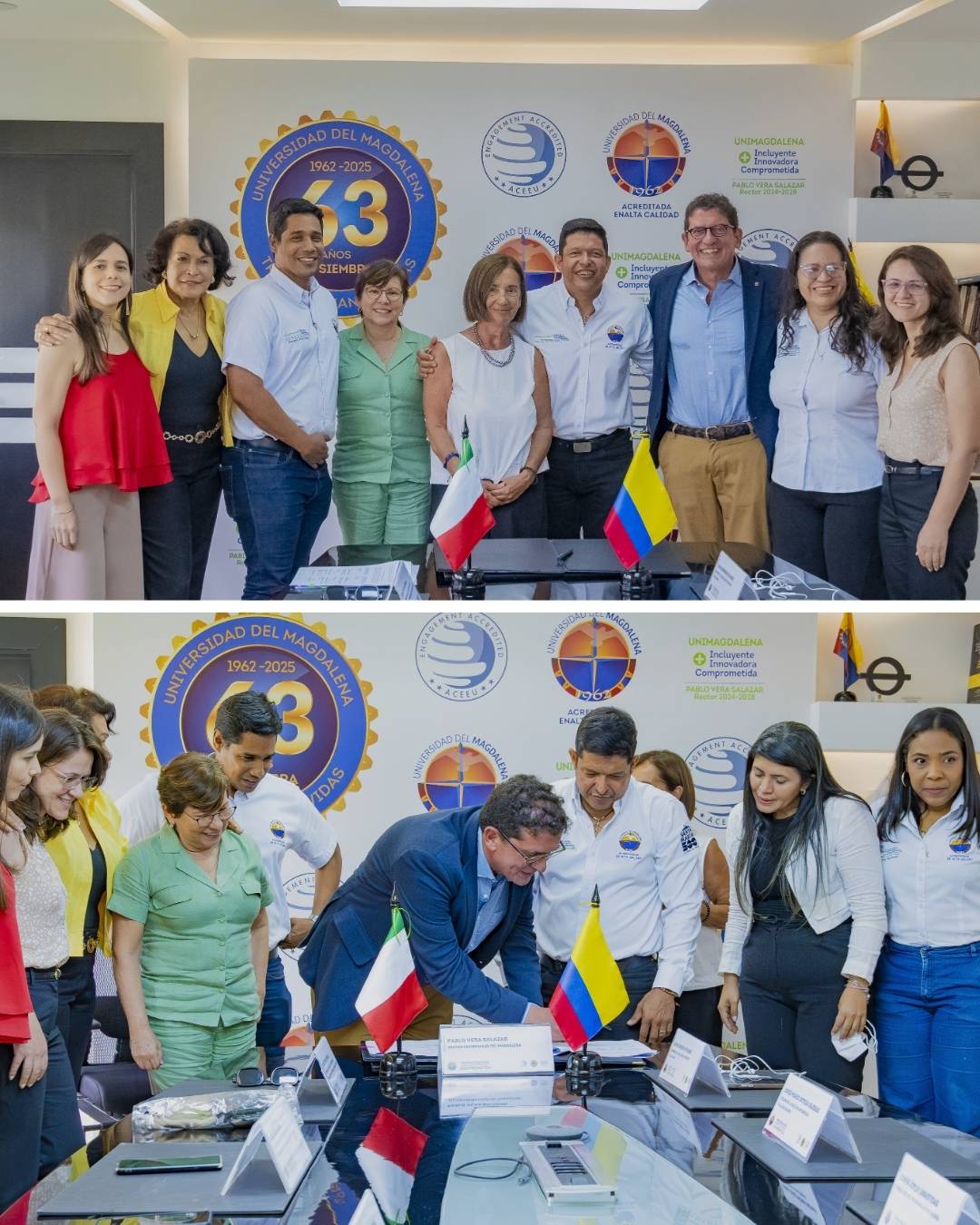 UNIMAGDALENA amplía su alianza académica con La Sapienza de Roma
