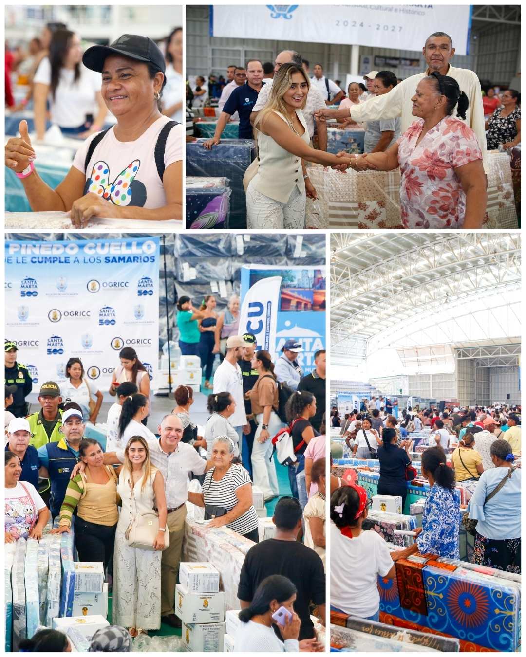 Ya son 1.277 las familias damnificadas que han recibido ayudas humanitarias gestionadas por el gobierno de Carlos Pinedo