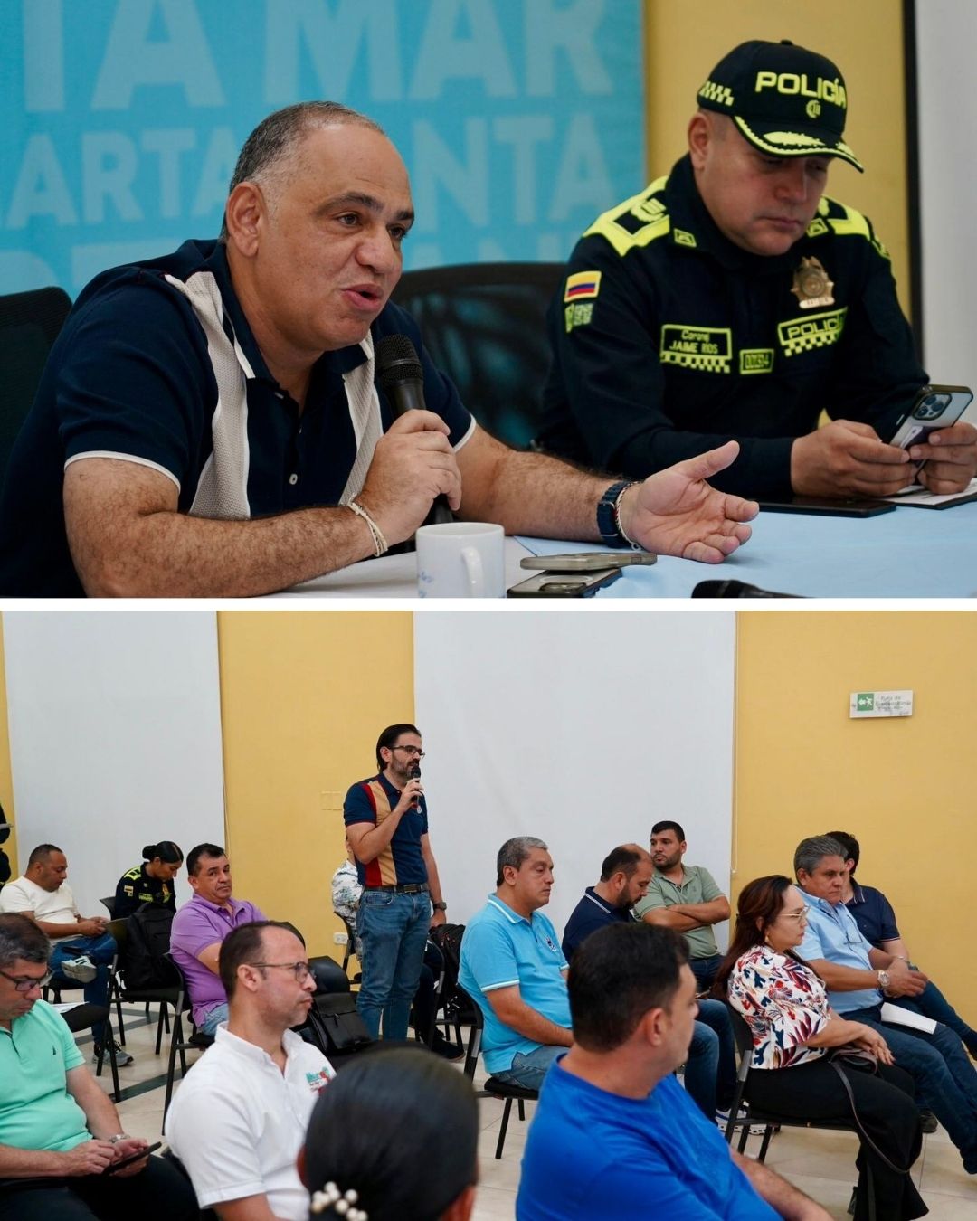 Alcalde Carlos Pinedo Cuello reafirma su compromiso con los comerciantes del Mercado Público de Santa Marta