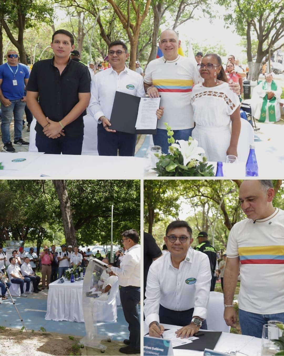Corpamag entrega oficialmente el Parque Lineal Ambiental Río Manzanares a la Alcaldía de Santa Marta