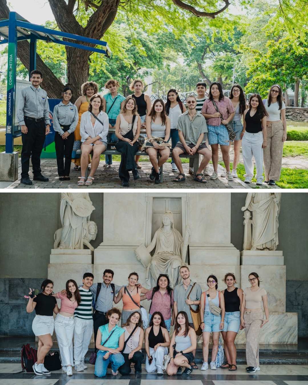 UNIMAGDALENA recibe nuevos estudiantes de intercambio de Colombia y el mundo