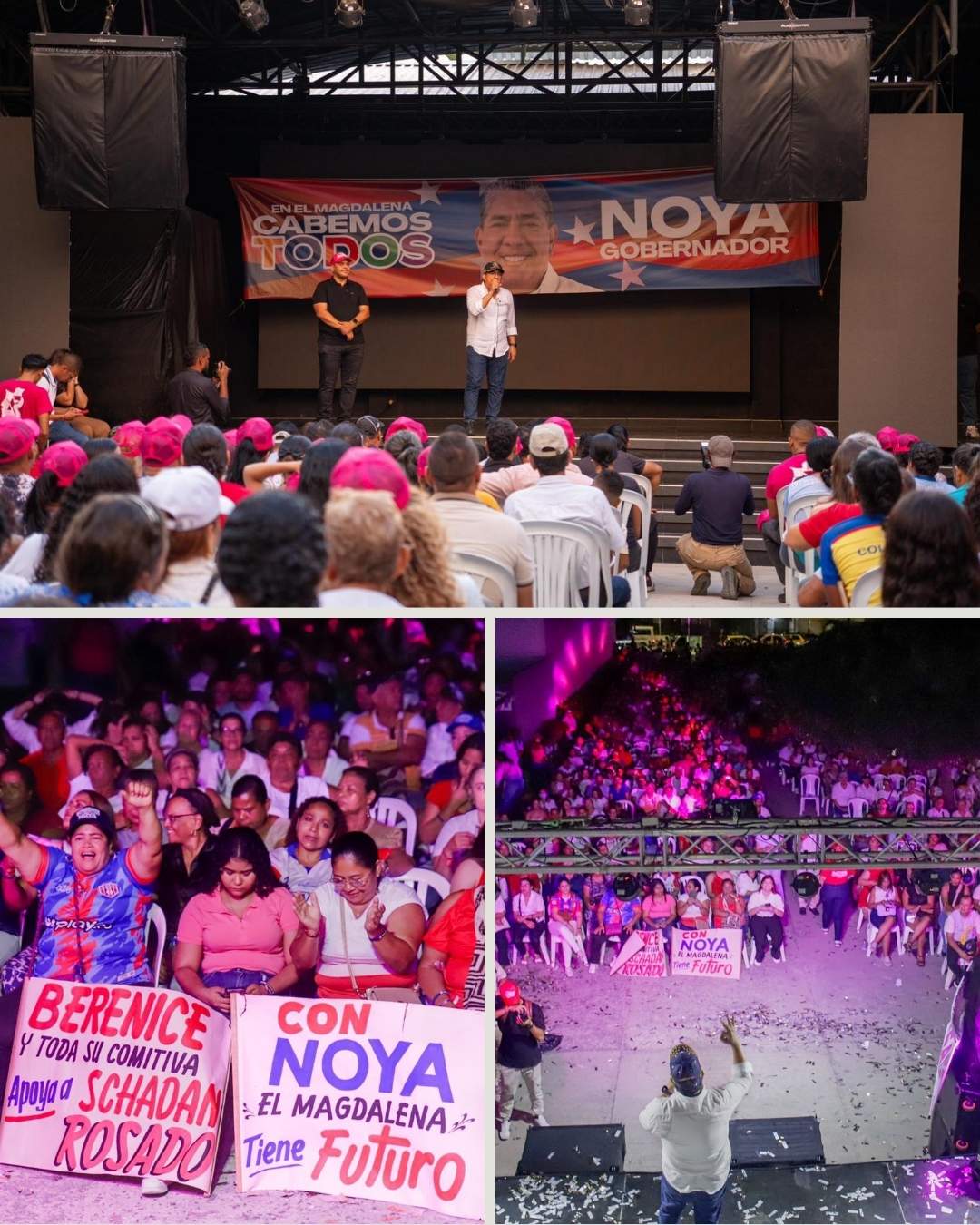 Ante más de 3.300 personas, Noya propone dignificar la salud y fortalecer el deporte en el Magdalena