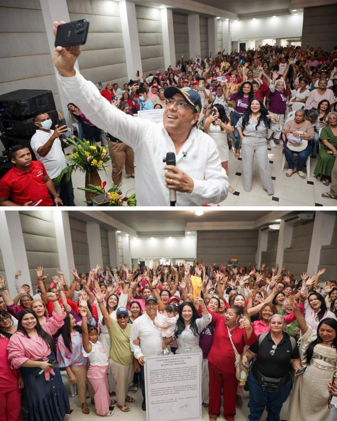 Noya firmó compromiso por la vida y la dignidad de las mujeres del Magdalena