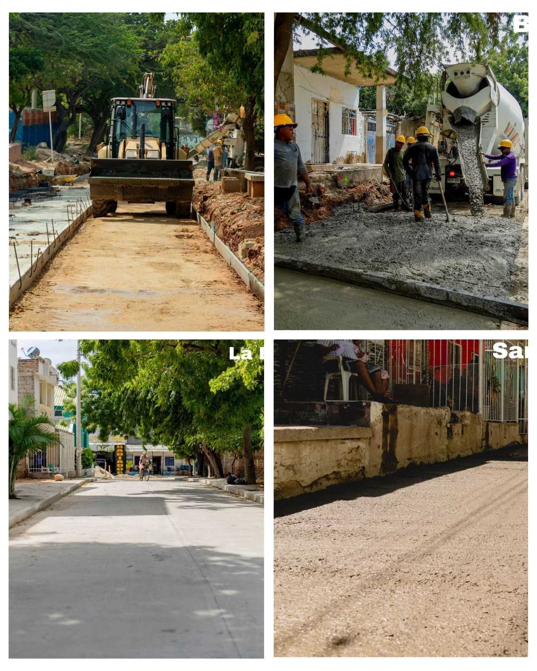 Así está el avance de obras del programa “Transformando mi Barrio” de la Alcaldía de Santa Marta