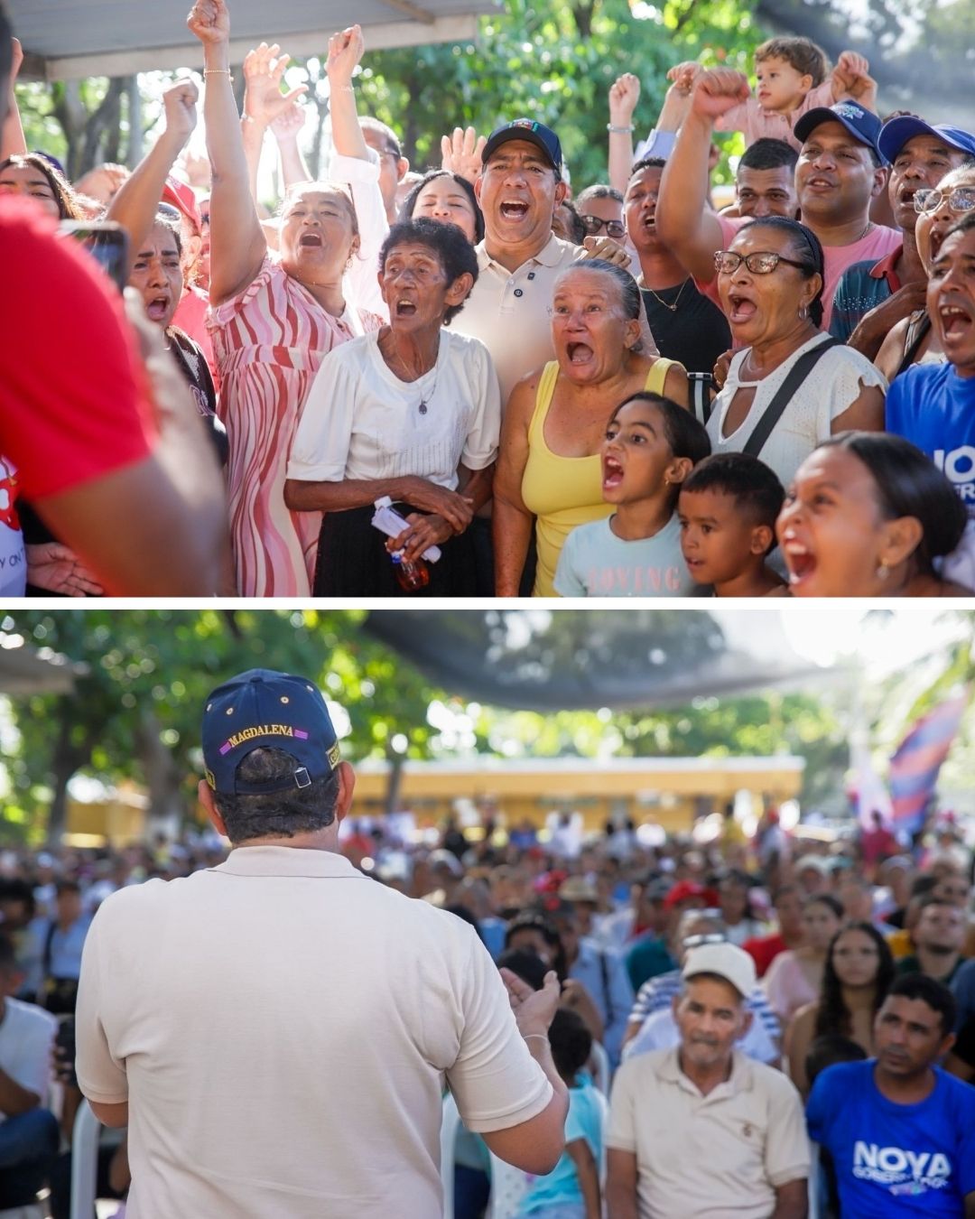 Grupo empresarial FAMAR de Ciénaga, selló respaldo a Rafael Noya, con multitudinaria concentración