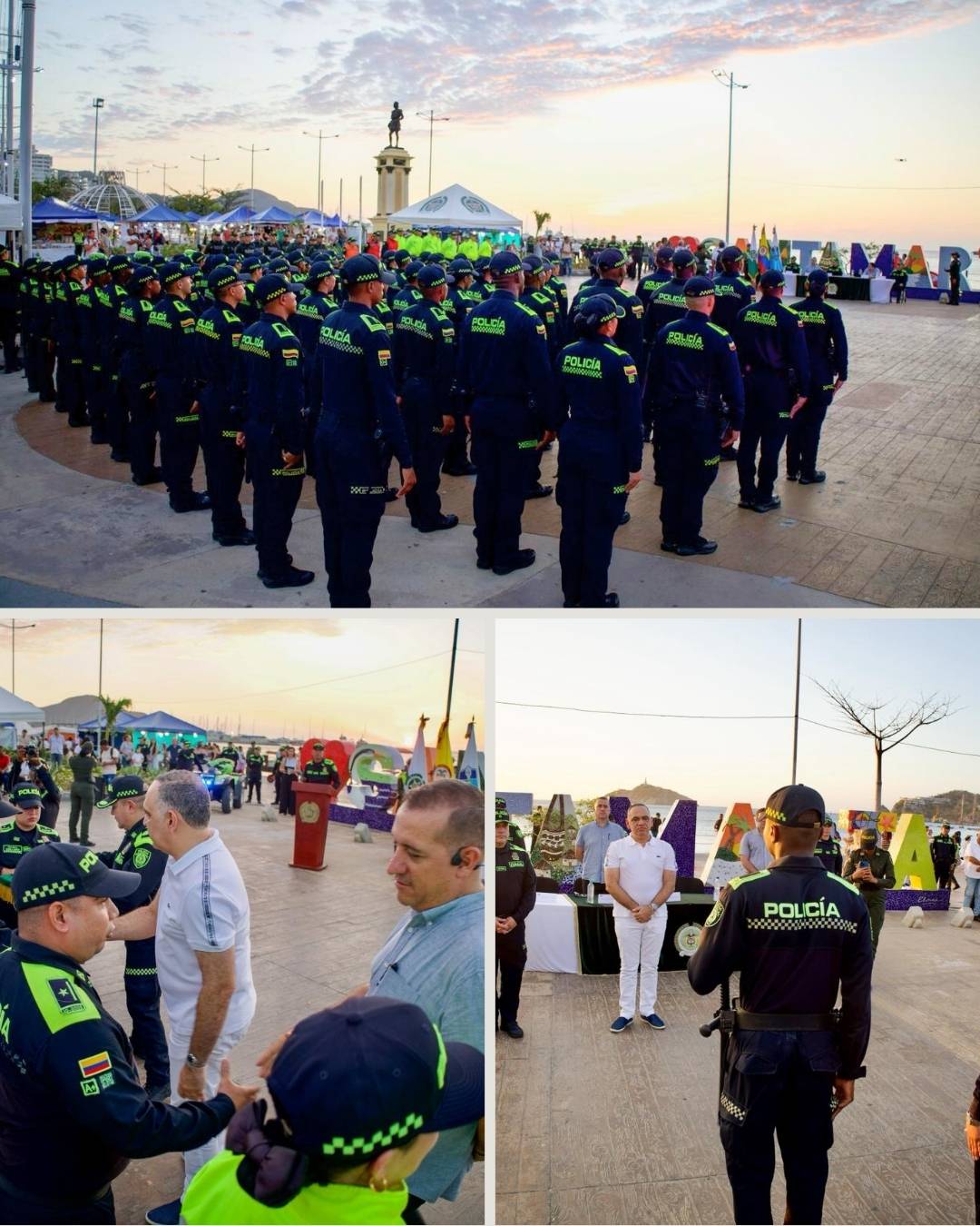 63 policías que reforzarán seguridad en Santa Marta
