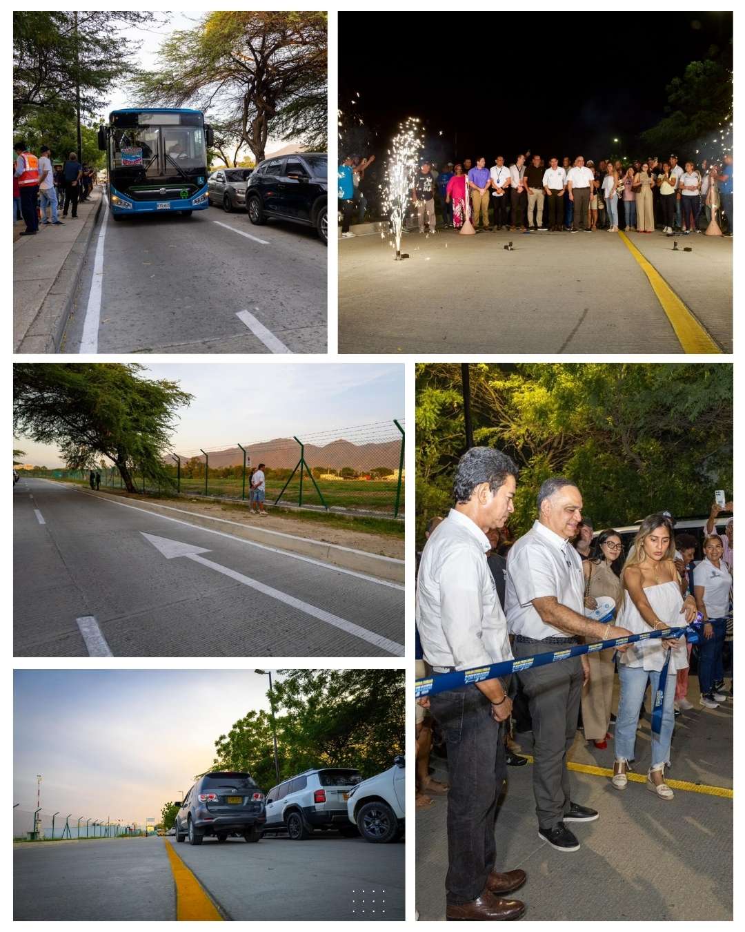 Alcalde Carlos Pinedo Cuello entrega vía de acceso al Aeropuerto Simón Bolívar