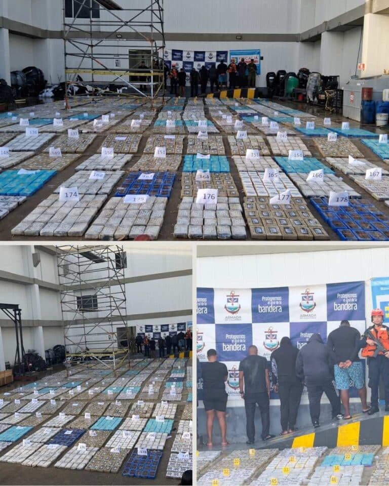 Armada de Colombia propina nuevo golpe al narcotráfico en el caribe colombiano