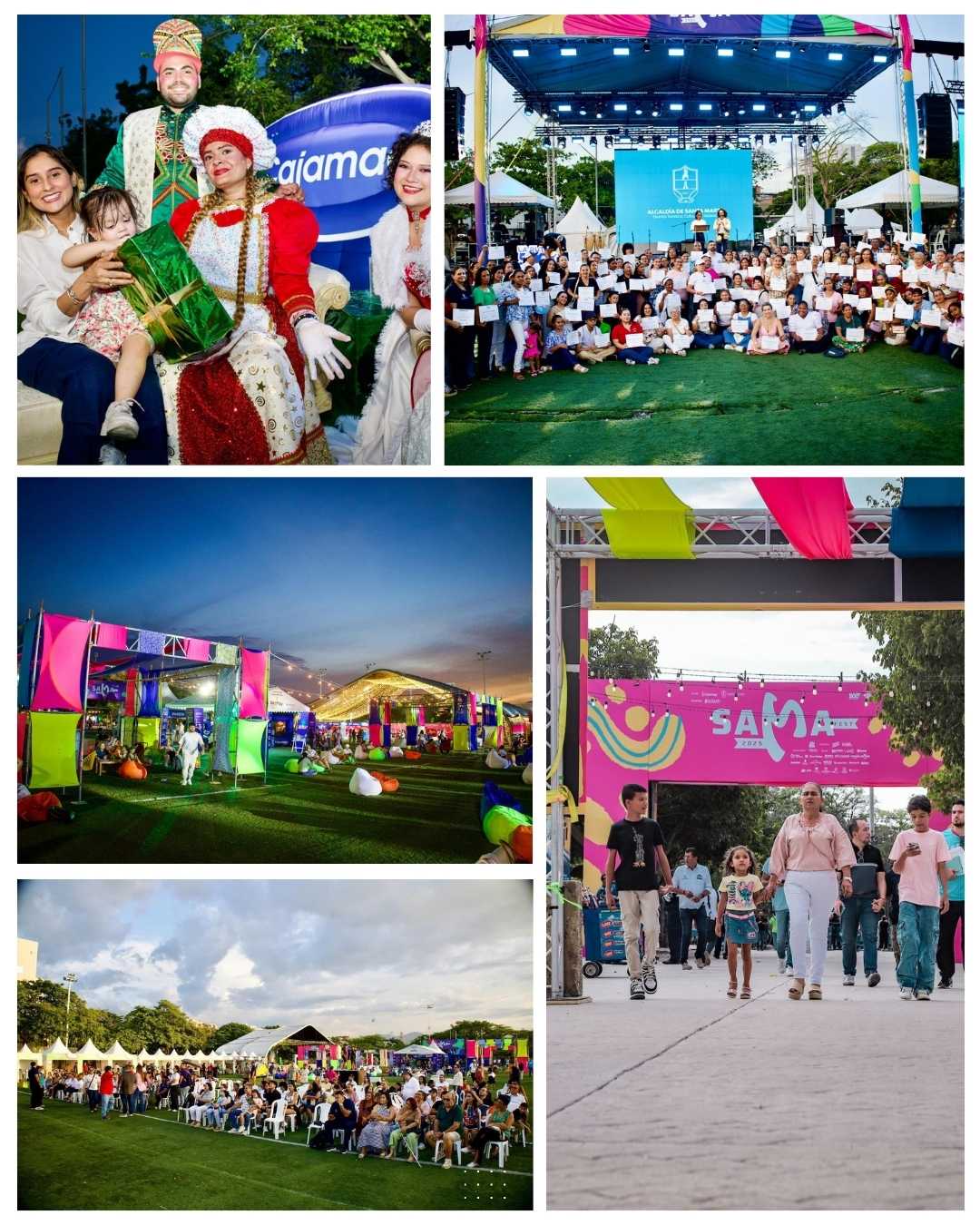 Con música, emprendimiento y espíritu navideño se inició SamaFest- la Fiesta de lo que Somos