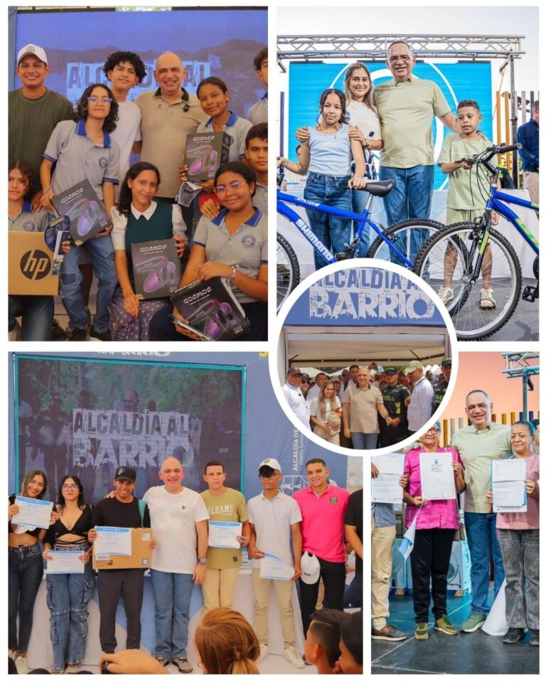 Alcalde Carlos Pinedo cerró el 2025 mucho más cerca las comunidades a través de la Alcaldía al Barrio