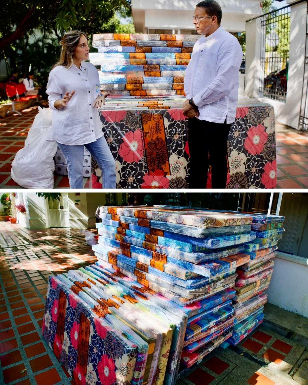 Gestora social Bleydis Pérez entregó donación al Centro de Bienestar al Anciano Sagrados Corazones de Jesús y María