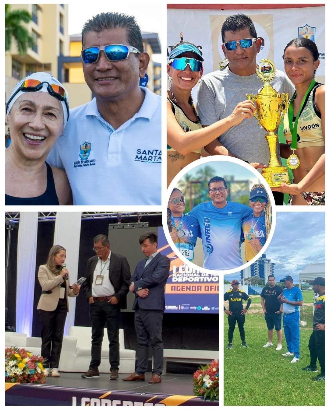 Hideraldo Espinosa desde el INRED lidera una nueva etapa del deporte en Santa Marta