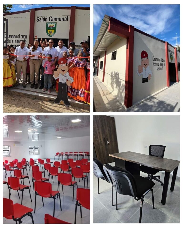 Inversión social que transforma comunidades Drummond Ltd. inaugura salón comunal en Arenas Blancas, Cesar