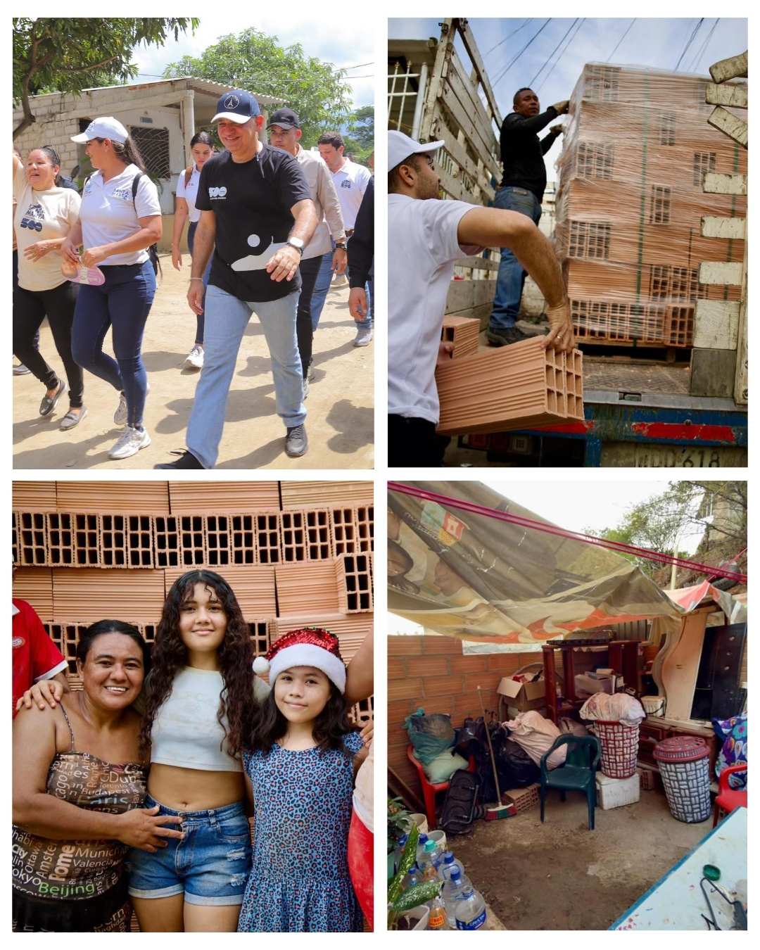 ¡Tendrán un hogar digno! Alcalde Carlos Pinedo cumple el sueño de familia en el Diecisiete de Diciembre