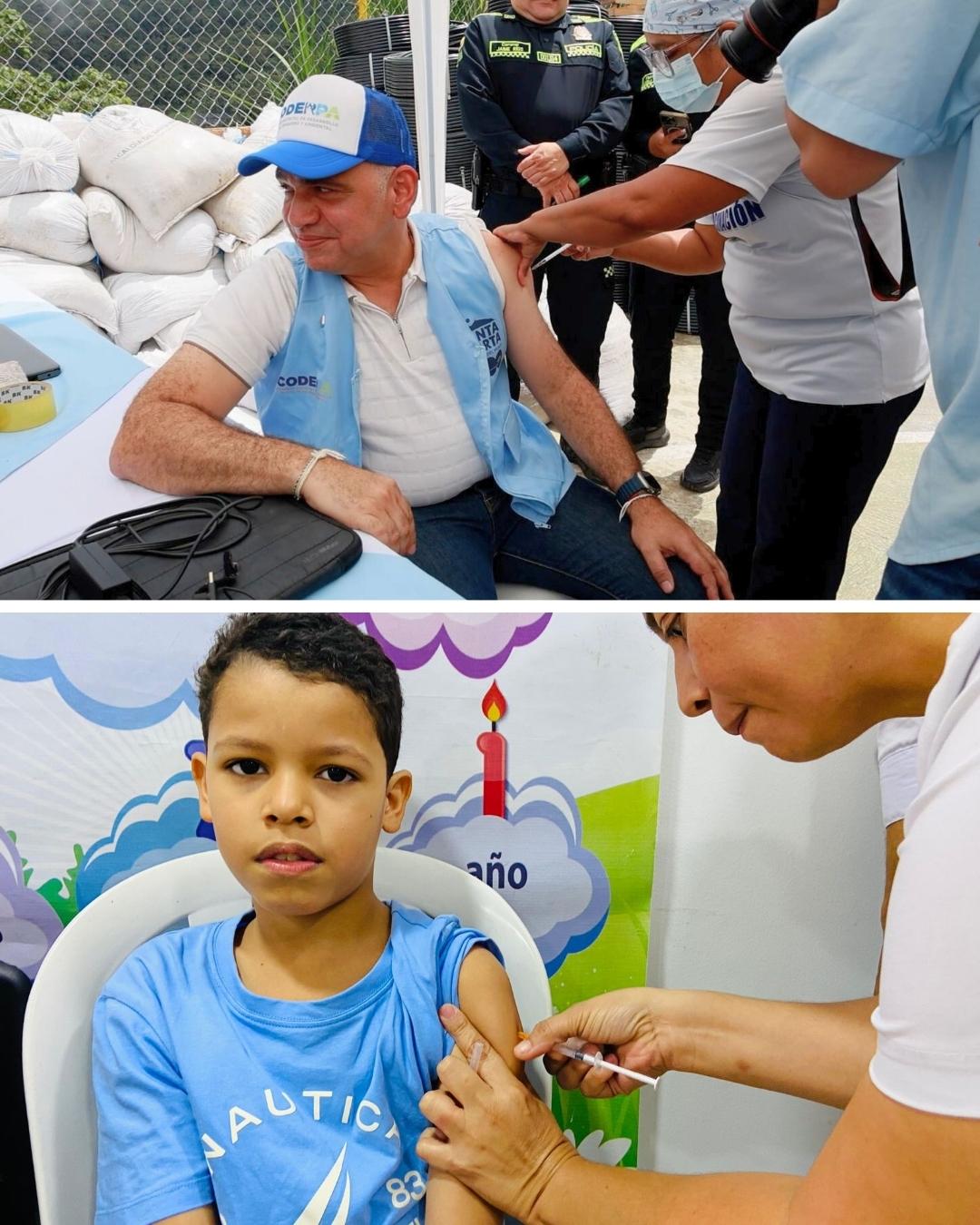 Alcalde Carlos Pinedo gestiona 9 mil dosis de vacunas para combatir el dengue