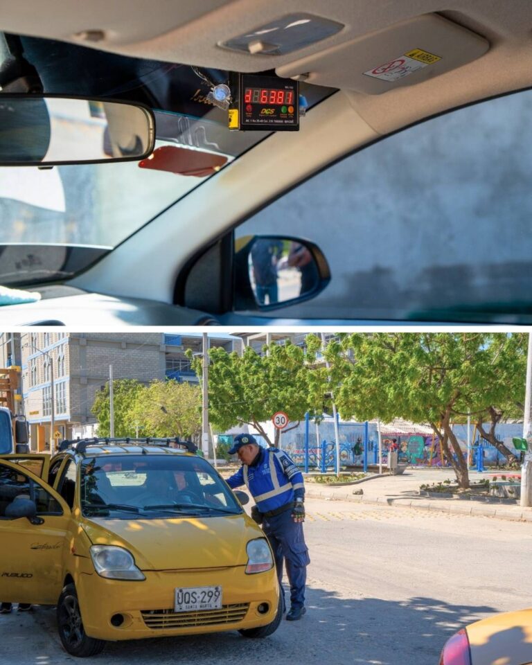Alcaldía de Santa Marta advierte sanciones y refuerza controles a taxímetros que no estén calibrados
