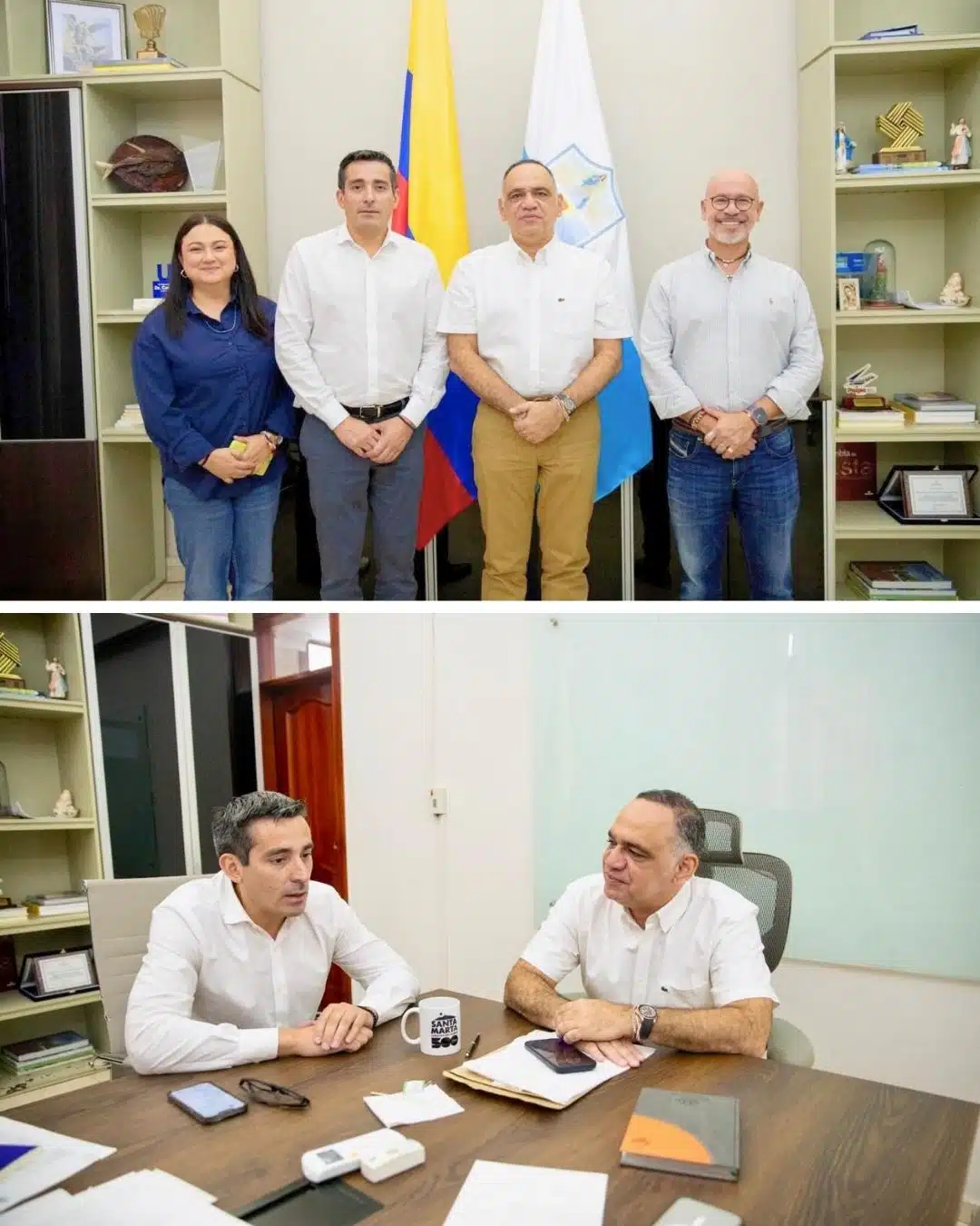 Carlos Pinedo consigue respaldo de la CAF con una donación de 100 mil dólares para atender emergencias en Santa Marta