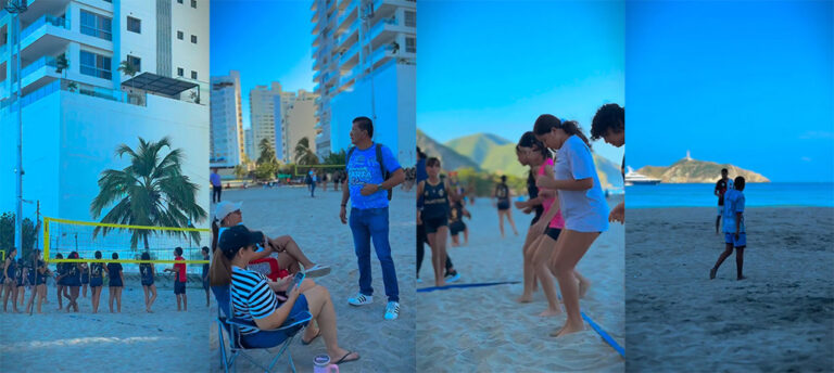 INRED impulsa la reactivación de la Playa Los Cocos como escenario deportivo y ciudadano