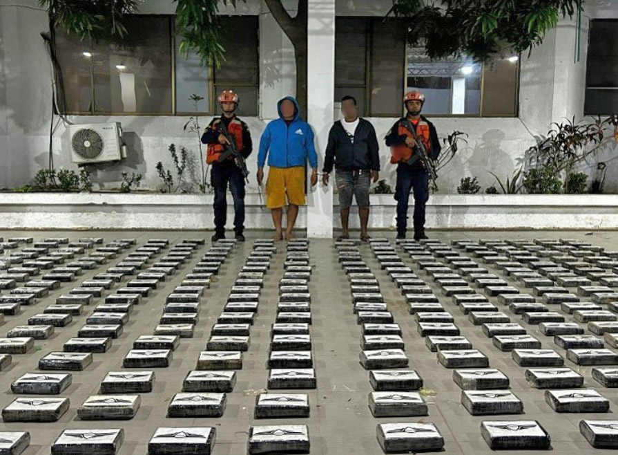 Incautada cerca de media tonelada de clorhidrato cocaína