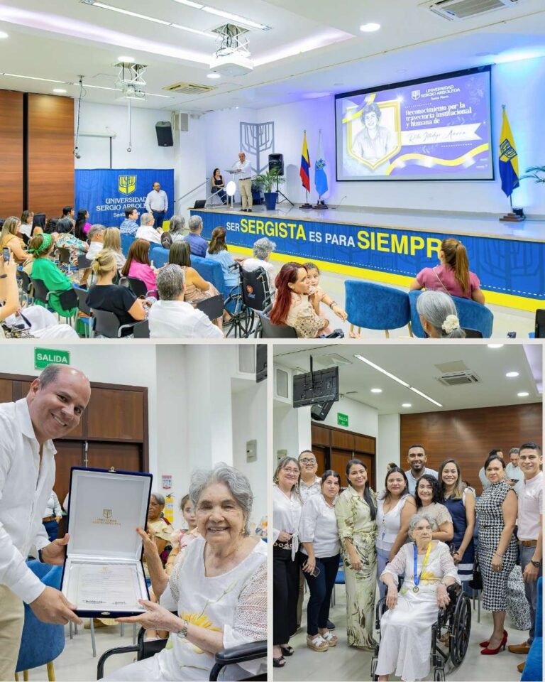 La Sergio reconoció la trayectoria institucional de doña Rita Illigde Aarón