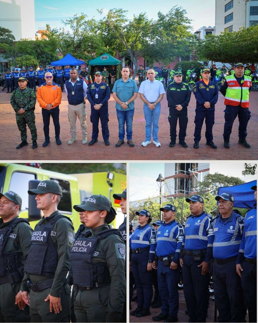 Alcalde Carlos Pinedo Cuello preside lanzamiento del Plan de Seguridad para Semana